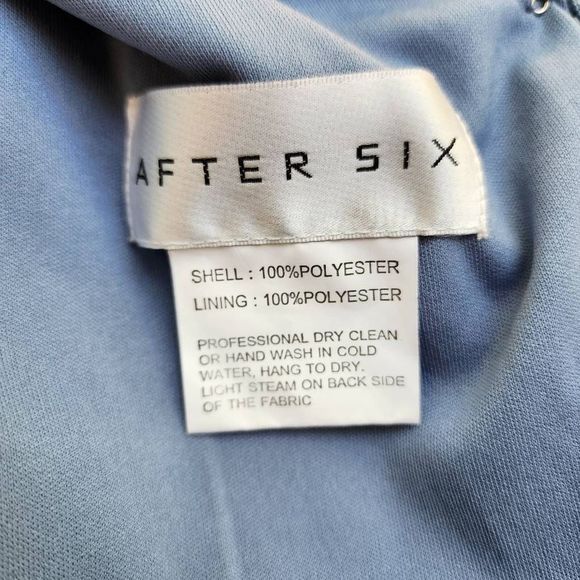 AFTER SIX Bowed One-Shoulder Trumpet Gown - Picture 8 of 9